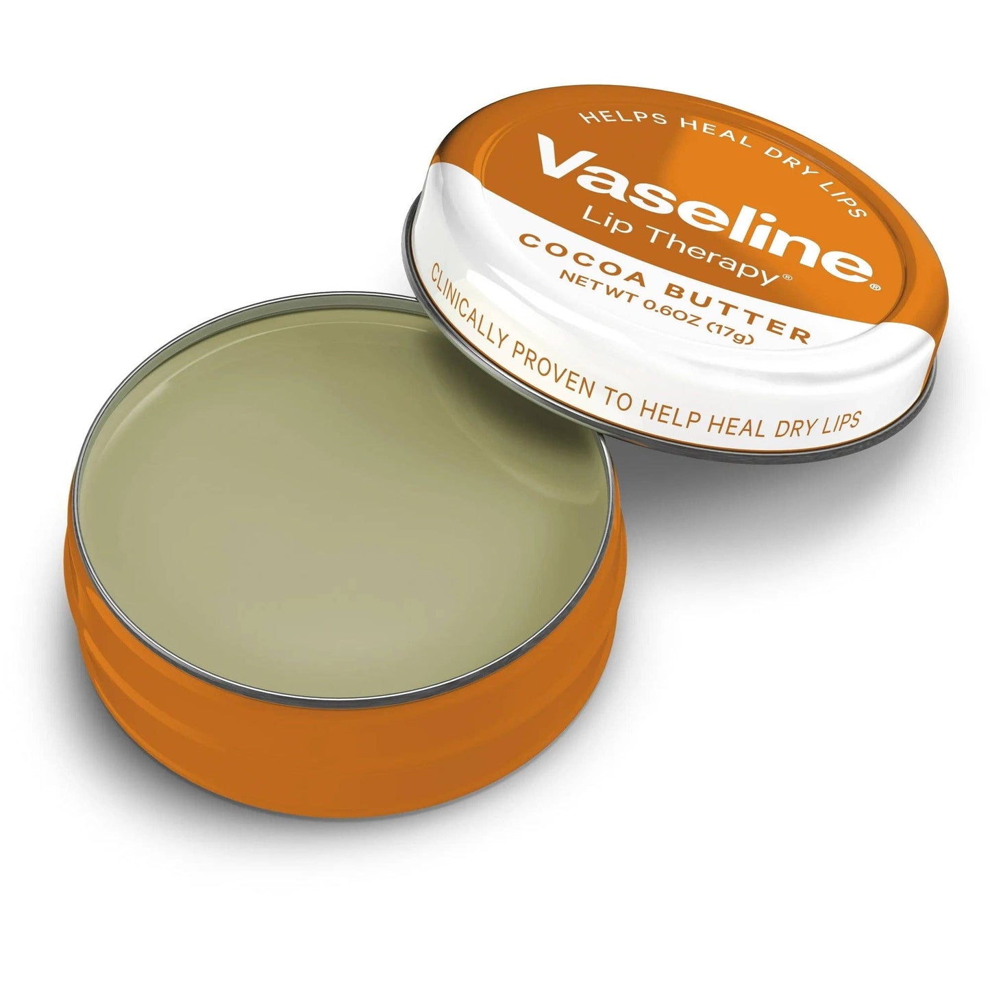 Vaseline Lip Therapy Cocoa Butter Lip Balm Tin, 0.6 Oz