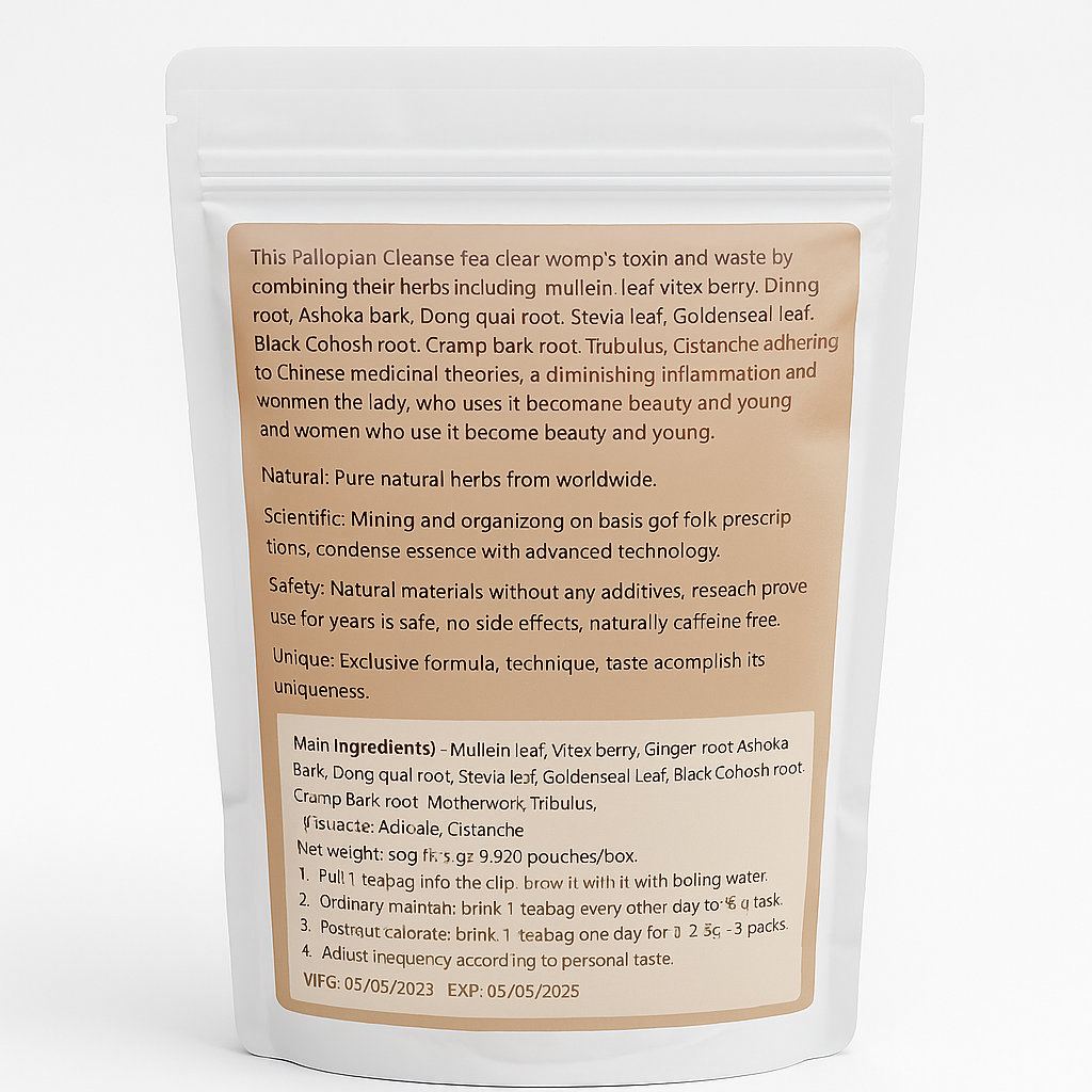 Fallopian Cleanse Herbal Tea – 20 Pouches (2.5g Each)